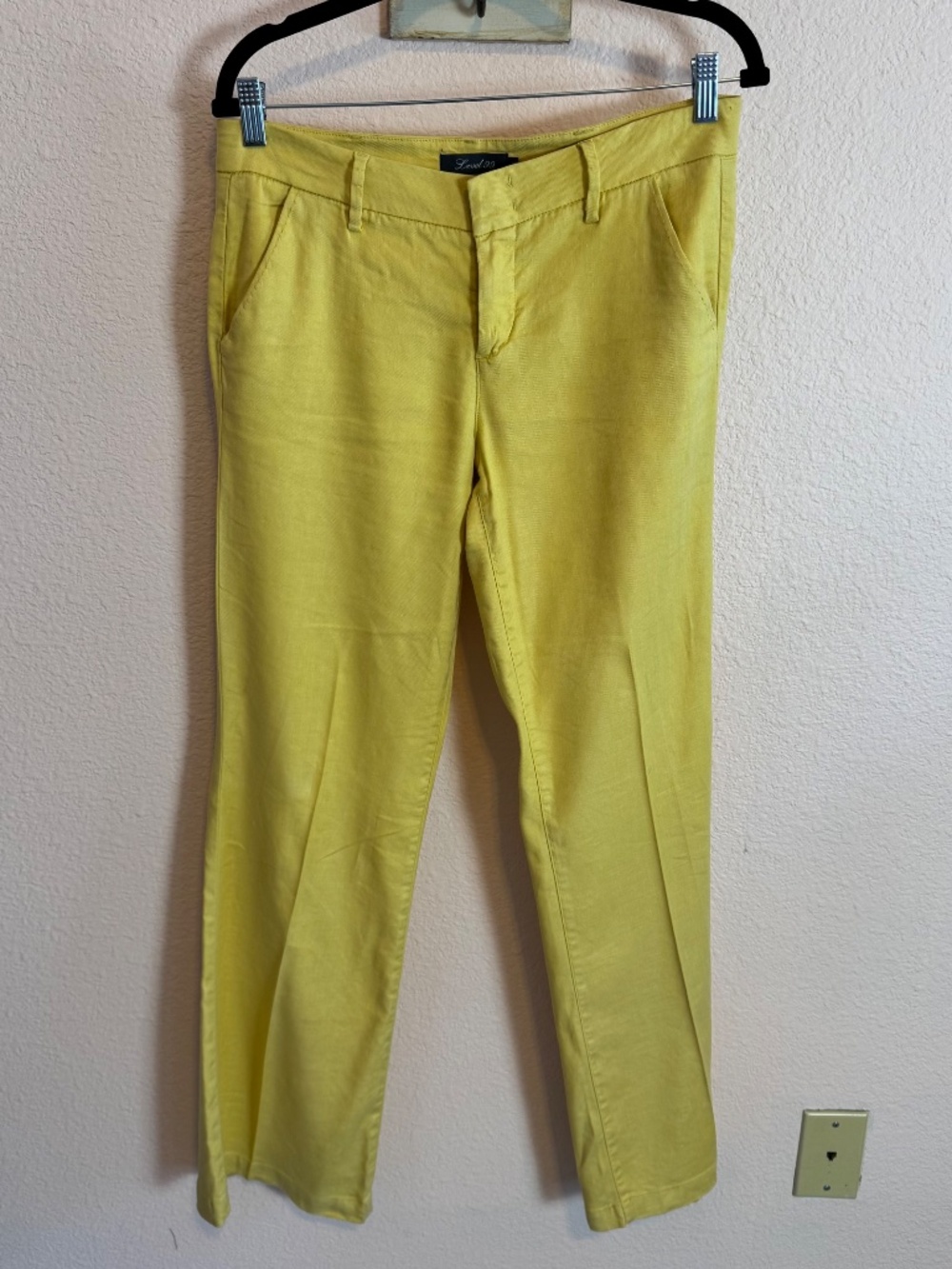 Mid-rise Level 99 Linen Blend Pants Anthropologie sz 28